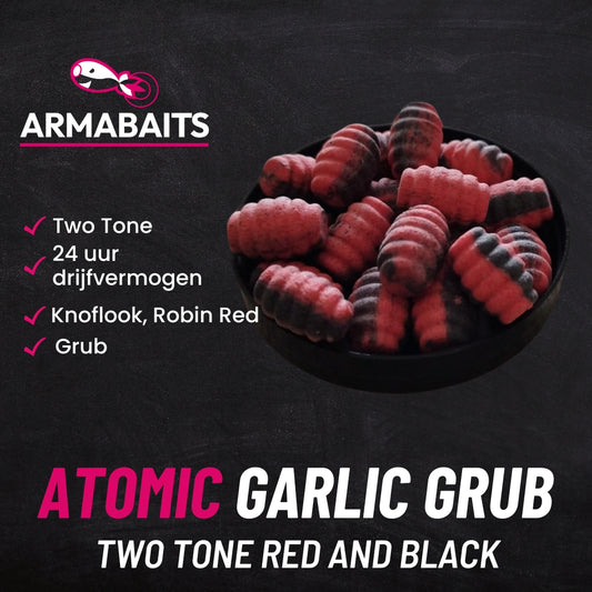 Atomic Garlic Robin Red - Two Tone Red and Black