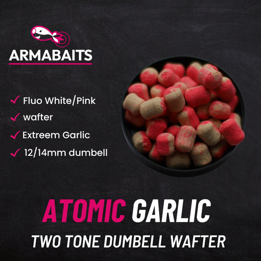 Garlic, Knoflook, wafter, dumbell 12 en 14 mm